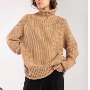 Micaela Greg roll neck seed sweater, M